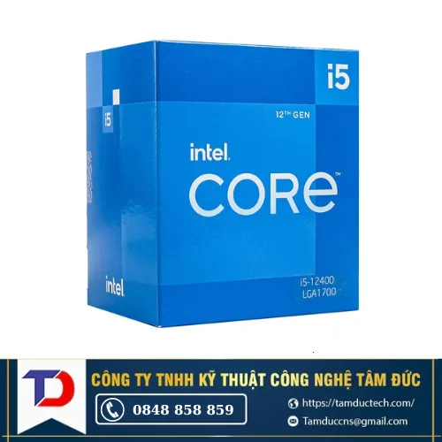 CPU Intel Core i5-12400 (2.5Ghz up to 4.4GHz, 6 nhân 12 luồng, 18MB Cache) - Socket FCLGA1700