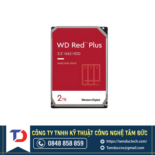 Ổ cứng Western Digital Red Plus 2TB WD20EFPX