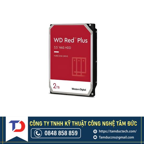 Ổ cứng Western Digital Red Plus 2TB WD20EFPX