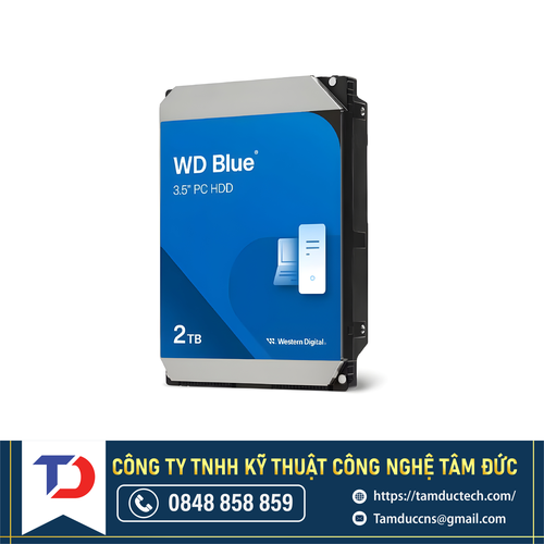Ổ cứng HDD 2TB- WD20EARZ- BLUE ( 5400)