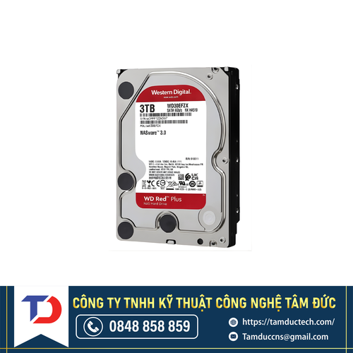 Ổ cứng 3.0-TB  WD30EFPX 3TB RED Plus