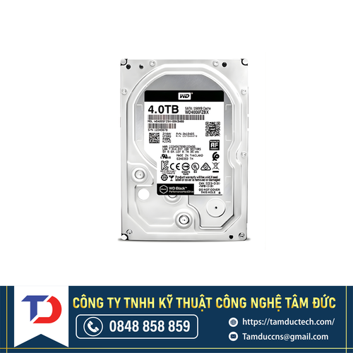 Ổ cứng HDD 4.0-TB  WD4006FZBX- BLACK