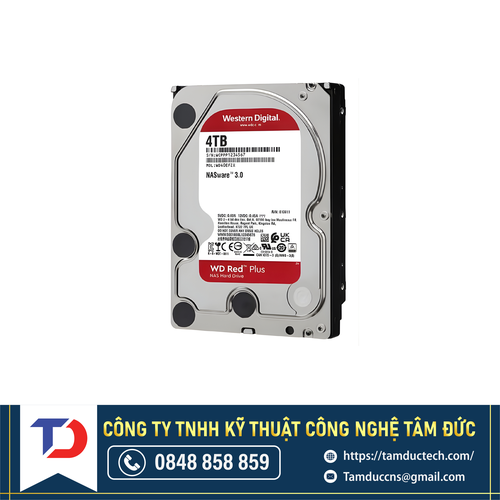 Ổ cứng 4.0-TB WD40EFPX 4TB- RED Plus