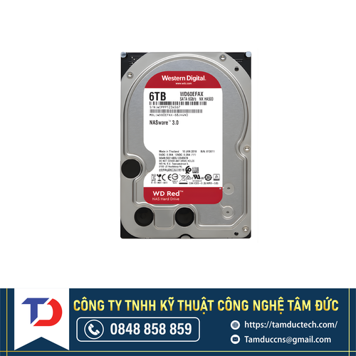 Ổ cứng 6.0 - TB WD6005FFBX - 6TB - Red Pro