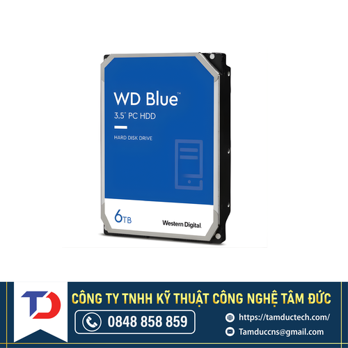 Ổ cứng HDD 6TB - WD60EZAX-BLUE
