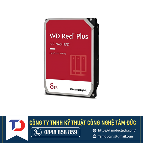Ổ cứng 8.0-TB WD80EFBX- RED Plus