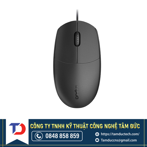 Chuột Rapoo N100 black Optical Mouse