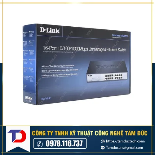  - GIGABThiết bị chuyển mạch D-Link DGS-1016C 