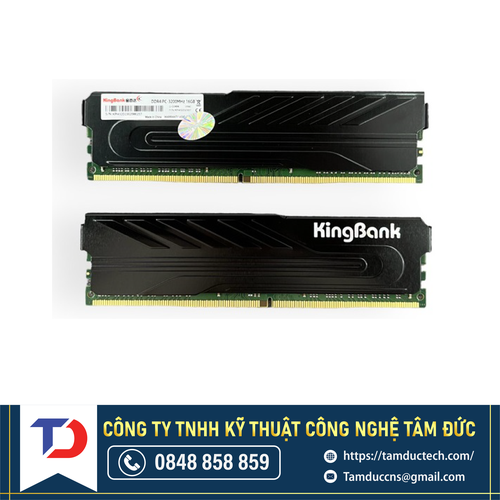 DDRAM-4 KINGBANK KJIB 16G BUS 3200 UDIMM ĐEN