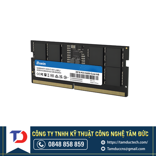 Ram LAPTOP BIWIN 16G BUS 4800 BD5SD16G48C40