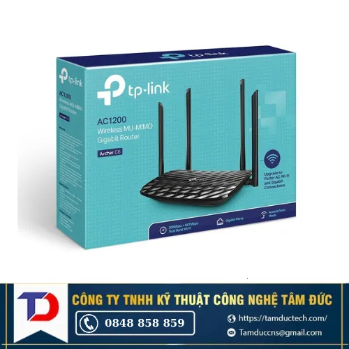 Thiết bị mạng Router Wifi TP-LINK Archer C6