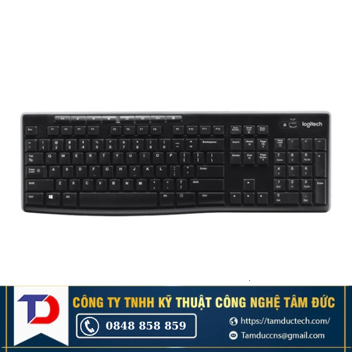 Bàn phím máy tính Logitech K270 (Không dây - Kết nối USB)