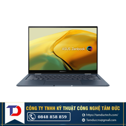 Laptop ASUS ZenBook 14 Flip OLED UP3404VA-KN039W i7-1360P| 16GB| 512GB| 14WQXGA+ OLED Cảm Ứng| OB| Win11