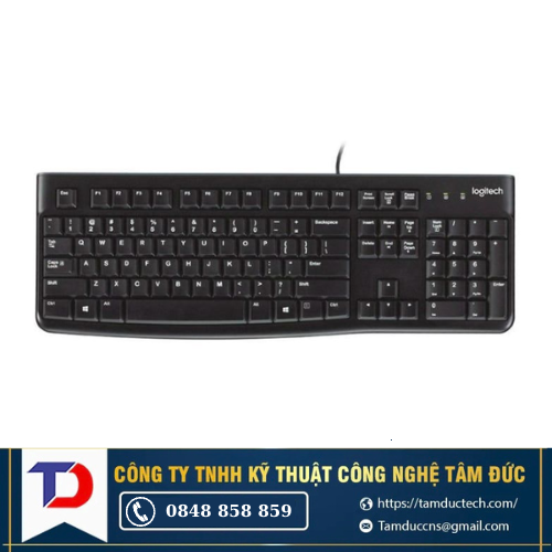 Bàn phím máy tính Logitech K120 (Có dây - Kết nối USB)