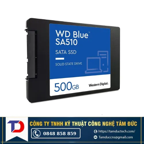 Ổ cứng SSD Western Digital BLUE 500GB WDS500G3B0A