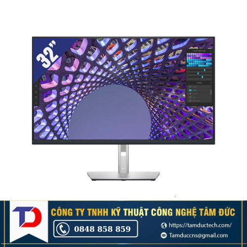 Màn hình máy tính LCD DELL P3223QE 324K 3840x2160| IPS| 60Hz| 5ms