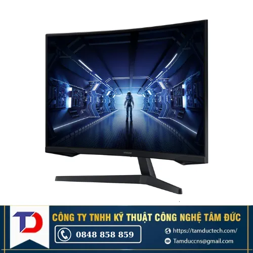 Màn hình máy tính Cong LCD SAMSUNG LC27G55TQBEXXV 27"WQHD 2560x1440| VA| 144Hz| 1ms