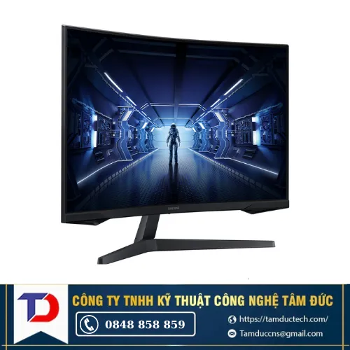 Màn hình máy tính Cong LCD SAMSUNG LC27G55TQBEXXV 27"WQHD 2560x1440| VA| 144Hz| 1ms