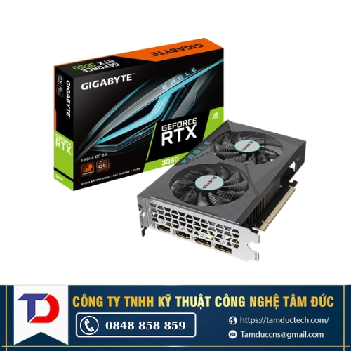 Card màn hình Gigabyte GeForce RTX 3050 Eagle OC 6G