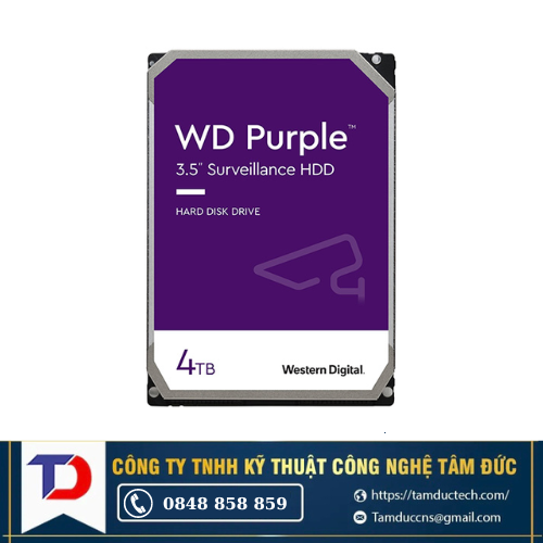 Ổ cứng Western Digital Purple 4TB WD42PURZ