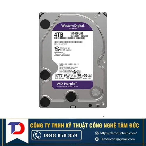 Ổ cứng Western Digital Purple 4TB WD42PURZ