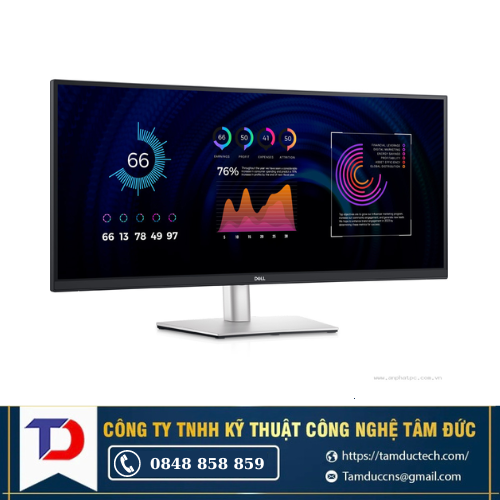 Màn hình máy tính LCD DELL Cong P3424WE 34.14WQHD 3440x1440| IPS| 60Hz| 5ms