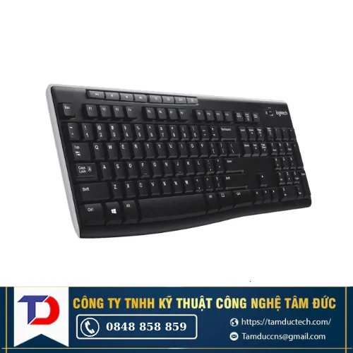 Bàn phím máy tính Logitech K270 (Không dây - Kết nối USB)