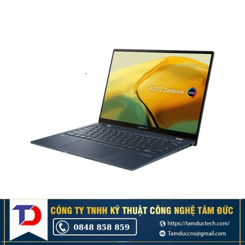 Laptop ASUS ZenBook 14 Flip OLED UP3404VA-KN039W i7-1360P| 16GB| 512GB| 14"WQXGA+ OLED Cảm Ứng| OB| Win11