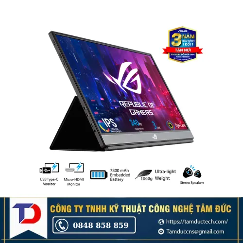 Màn hình máy tính Di Động ROG Strix LCD ASUS XG17AHPE 17.3"FHD 1920x1080| IPS| 240Hz| 3ms