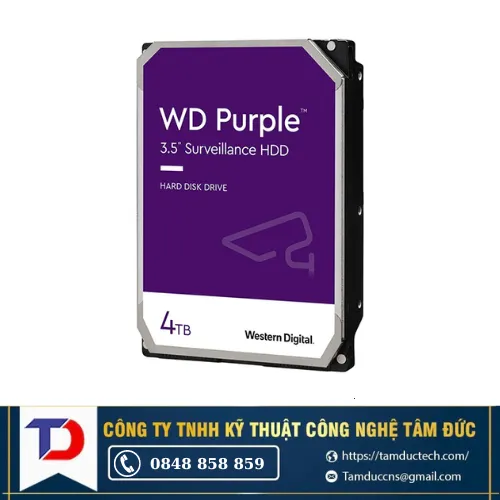 Ổ cứng Western Digital Purple 4TB WD42PURZ