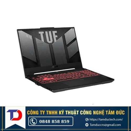 Laptop ASUS TUF Gaming A15 FA507XI-LP420W R9-7940HS| 8GB| 512GB| RTX4070 8GB| 15.6"FHD 144Hz| Win11 (Đen)