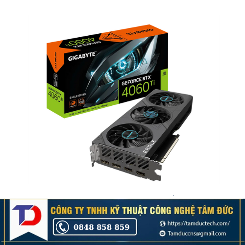 Card màn hình Gigabyte GeForce RTX 4060 Ti EAGLE OC 8G 8GB GDDR6