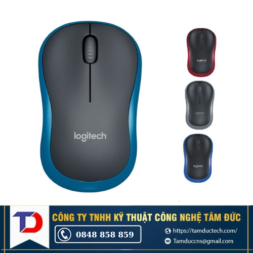 Chuột máy tính Logitech M185 (Không dây - Kết nối USB)