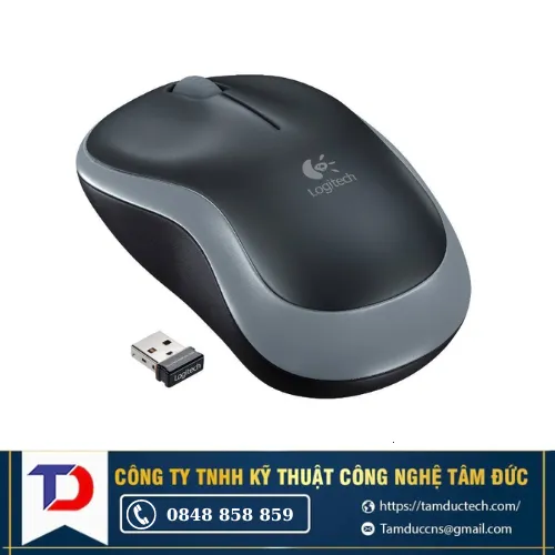 Chuột máy tính Logitech M185 (Không dây - Kết nối USB)