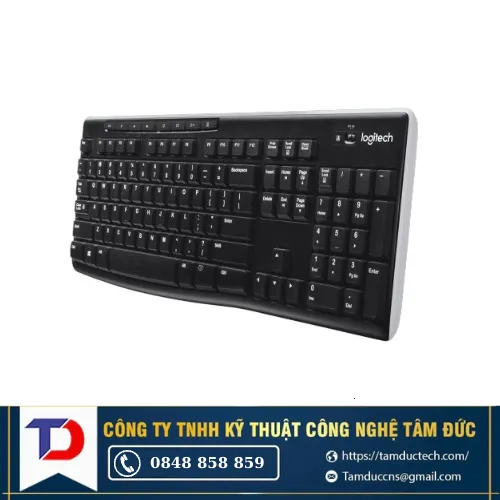 Bàn phím máy tính Logitech K270 (Không dây - Kết nối USB)