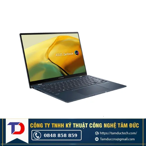 Laptop ASUS ZenBook 14 Flip OLED UP3404VA-KN039W i7-1360P| 16GB| 512GB| 14"WQXGA+ OLED Cảm Ứng| OB| Win11