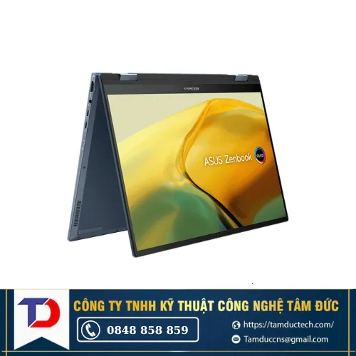 Laptop ASUS ZenBook 14 Flip OLED UP3404VA-KN039W i7-1360P| 16GB| 512GB| 14"WQXGA+ OLED Cảm Ứng| OB| Win11