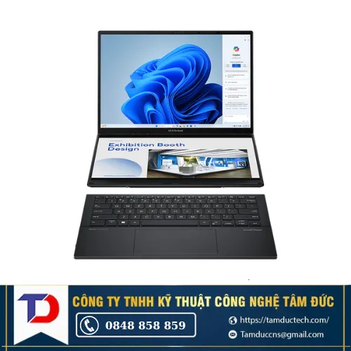 Laptop ASUS ZenBook Duo OLED UX8406MA-PZ307W Ultra 7 155H| 16GB| 512GB| OB| 2x 14"3K OLED| Win11