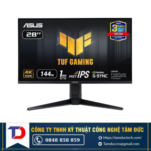 Màn hình máy tính TUF Gaming LCD ASUS VG28UQL1A 284K 3840x2160| IPS| 144Hz| 1ms