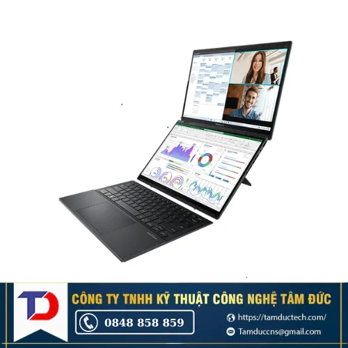 Laptop ASUS ZenBook Duo OLED UX8406MA-PZ307W Ultra 7 155H| 16GB| 512GB| OB| 2x 14"3K OLED| Win11