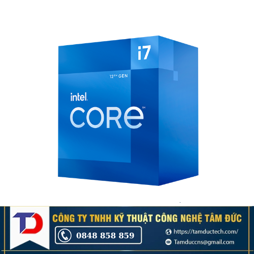 CPU Intel Core i7-12700 (2.1Ghz up to 4.9GHz, 12 nhân 20 luồng, 25MB Cache) - Socket FCLGA1700