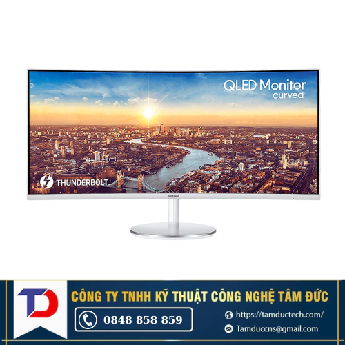 Màn hình máy tính Cong LCD SAMSUNG QLED LC34J791WTEXXV 34WQHD 3440x1440| VA| 100Hz| 4ms