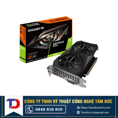 Card Màn Hình Gigabyte GeForce GTX 1650 D6 WINDFORCE OC 4GB GDDR6 