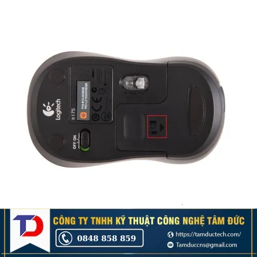 Chuột máy tính Logitech B175 (Không dây - Kết nối USB)