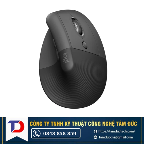Chuột công thái học Logitech Lift Vertical (Không dây bluetooth)