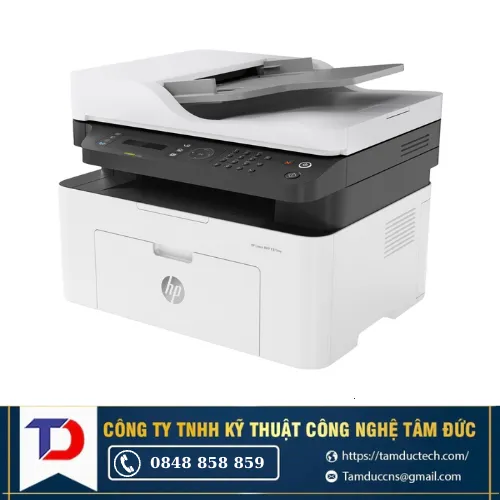 Máy in đa năng HP Laser MFP 137fnw 4ZB84A