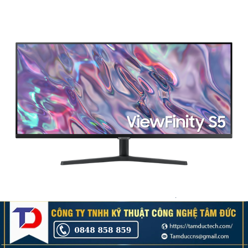 Màn hình máy tính LCD SAMSUNG ViewFinity S5 LS34C500GAEXXV 34WQHD 3440x1440| VA| 100Hz| 5ms