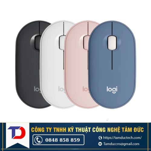 Chuột máy tính Logitech Pebble M350s (Không dây - Kết nối Bluetooth)