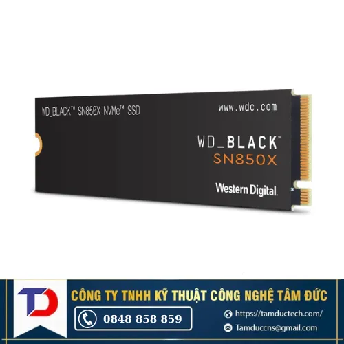 Ổ cứng SSD Western Digital Black 2TB WDS200T2X0E SN850X (PCIe Gen 4)