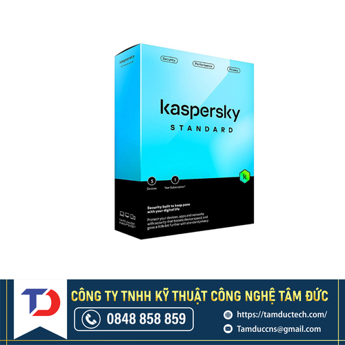 Phần mềm diệt virus KAV5U Kaspersky Standard 5 thiết bị